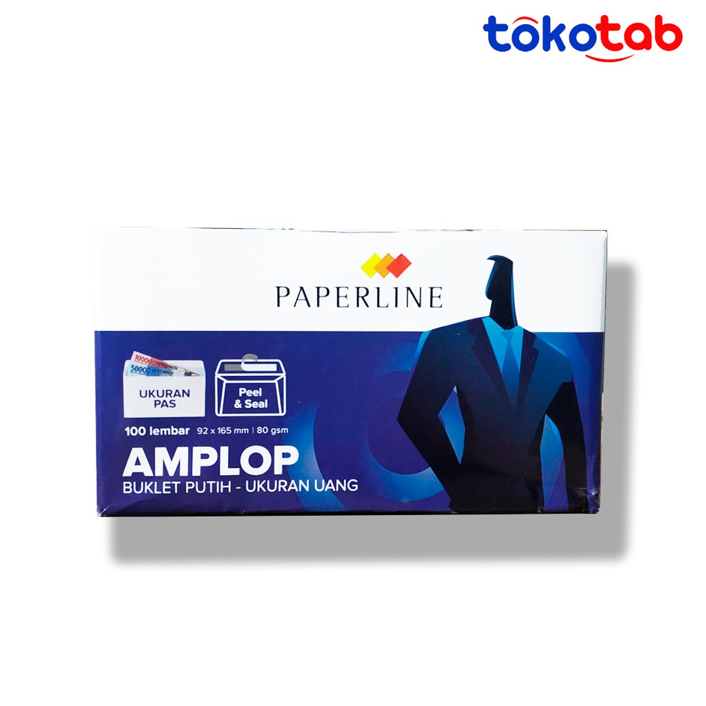 

Tokotab - PAPERLINE Amplop Uang Banknote 9.2x16.5cm isi 100pcs