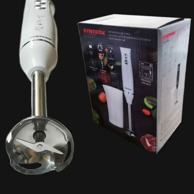 Syntrox  061707A Hand Blender Blender Tangan Plus Gelas Multifungsi