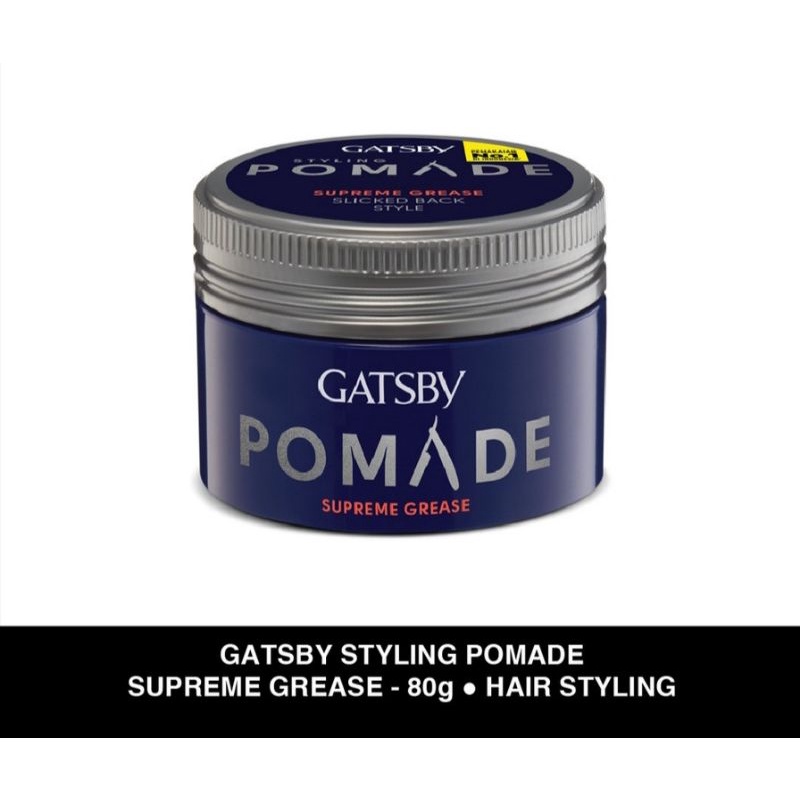 GATSBY POMADE SUPREME GREASE/MINYAK RAMBUT GATSBY