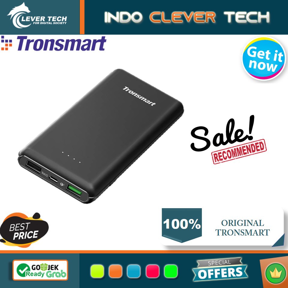 Tronsmart PBD02 10000mAh USB-C PD / QC 3.0 Power Bank VoltiQ