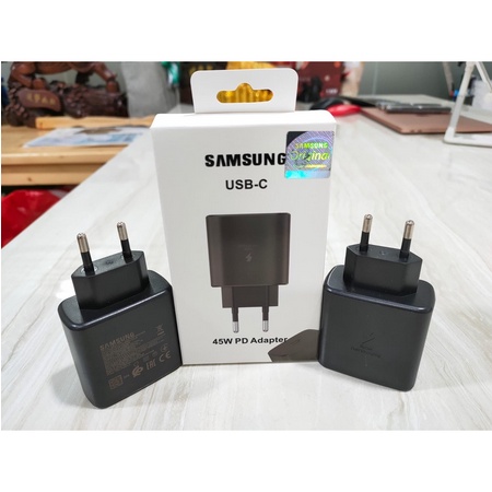 Adaptor Samsung S20 S21 45W Super Fast Charging Batok Charger Samsung S20 S21 45 Watt Super Fast Charging