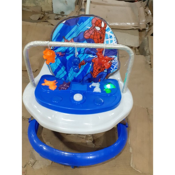 Baby Walker Milefo Musik Lampu Dorongan Karpet Roda 8pc FREE PACKING DUS+BUBBLE