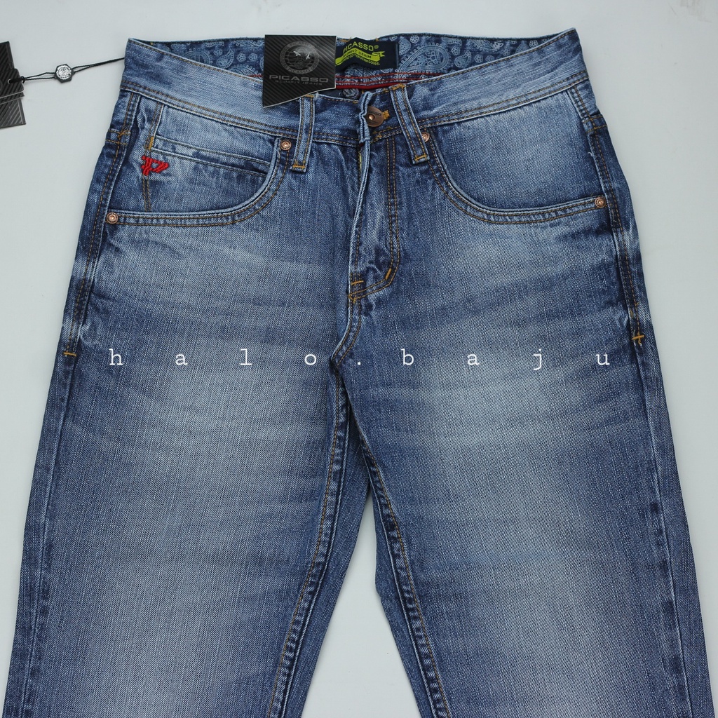 PICASSO SLIMFIT EDITION (PS904B -  BLEACH LIGHT) Celana Levis Picasso - Celana Picasso Jeans Origina