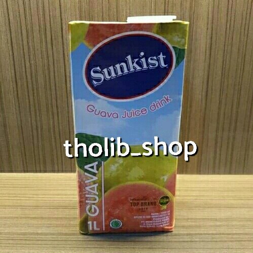 

Sunkist guava juice drink 1 liter