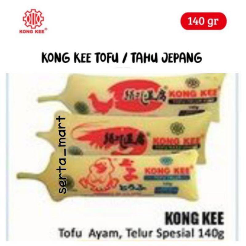 Jual Kong Kee Tahu Jepang Tofu 140gr Tofu Rasa Udang Ayam Telur