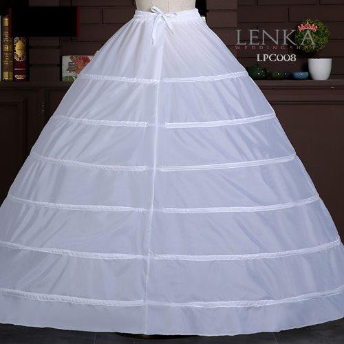 [TOKO TERPERCAYA] PETTICOAT BALL GOWN PENGEMBANG GAUN PENGANTIN 6 RING LPC008