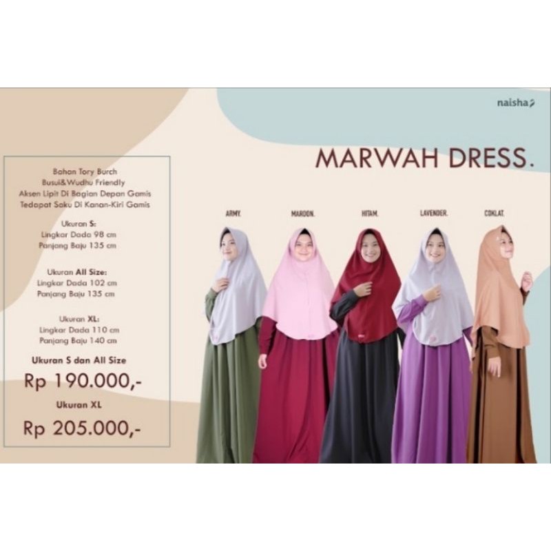 Gamis MARWAH DRESS By NAISHA