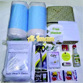 Jual Kain Kafan Mori Putih Kapan 1 Roll Lebar 150 Cm x Panjang 50 m Cap ...