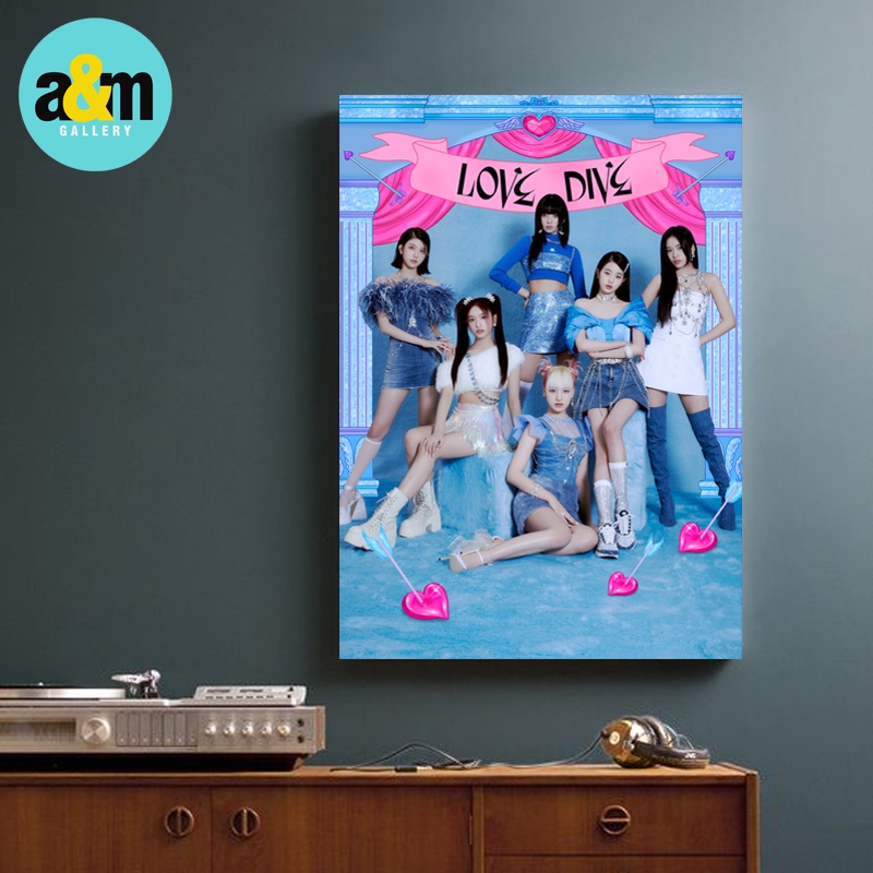 Poster Kayu IVE Hiasan Dinding Dekorasi Kamar I Poster Kayu K-POP Dekorasi Kamar - A&amp;M