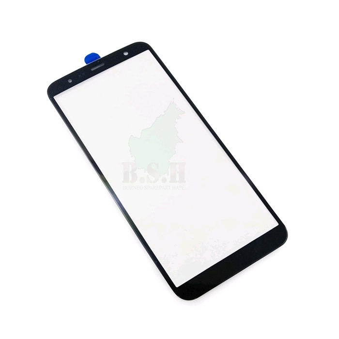 GLASS / KACA TOUCHSCREEN + OCA SAMSUNG J4 PLUS / J6 PLUS / J415 / J610 HITAM