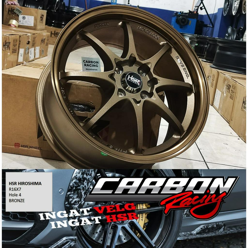 Velg Mobil R16 Pelang HIROSHIMA Ring16 Pelek CE28 Ring 16 Bronze Baru HSR