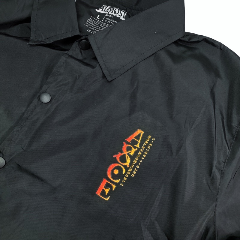 Almost Studio - Coach Jacket - Ace - Black