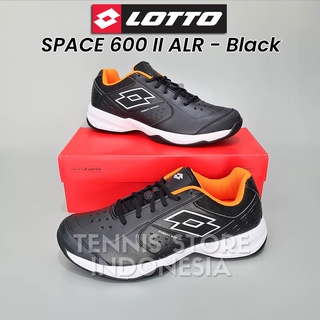 Sepatu Tenis / Tennis Lotto SPACE 600 II ALR Black Original