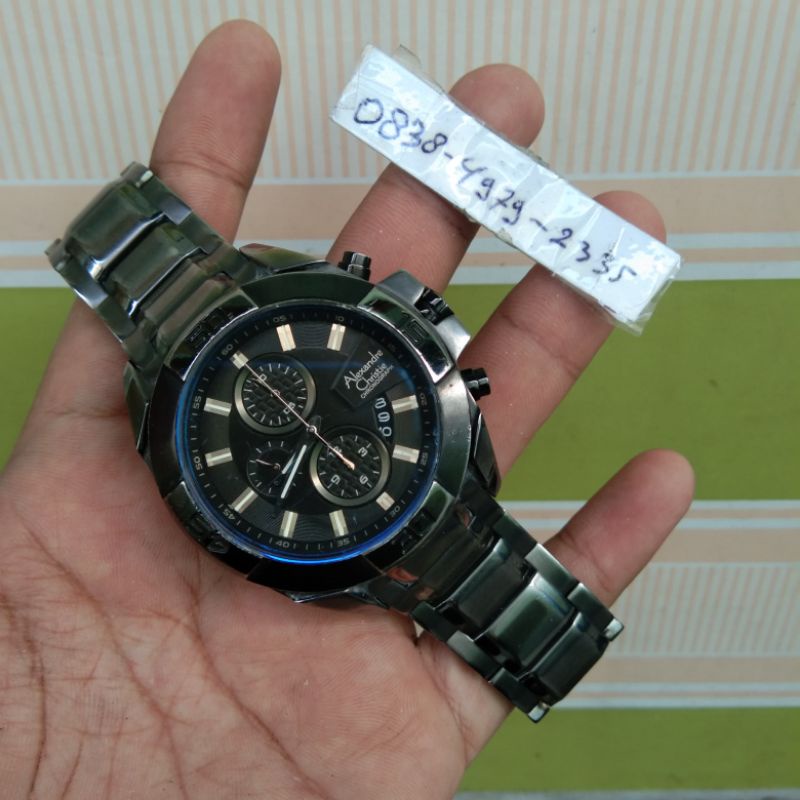 Arloji Jam Tangan Pria Rantai Alexandre Christie AC 6224 MC Original Preloved / Second / Bekas