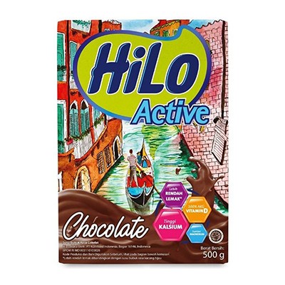 

HILO ACTIVE CHOCOLATE 500 GR