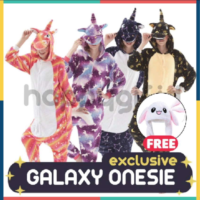 PIYAMA ONESIE KOSTUM BAJU DEWASA UNICORN 2 SPECIAL