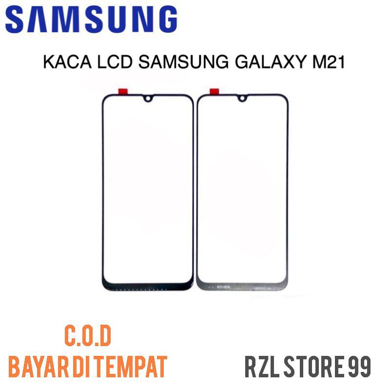 KACA LCD/ SAMSUNG GALAXY M21 - KACA LAYAR DEPAN SAMSUNG M21 ORIGINAL NEW