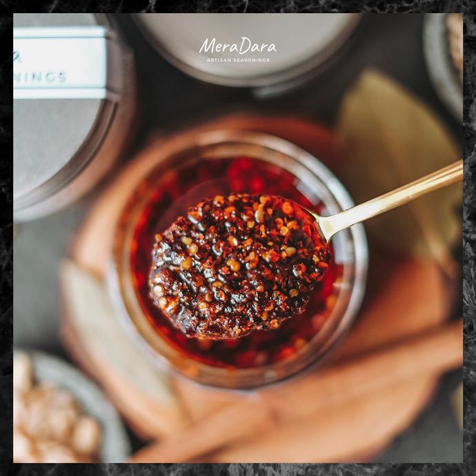 

EBI CHILI OIL MINYAK CABE DIMSUM UDANG KERING BY MERADARA ARTISAN