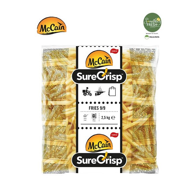 

Kentang McCain SureCrisp 9/9 Straight Cut Coated (2,5Kg Per Pack)