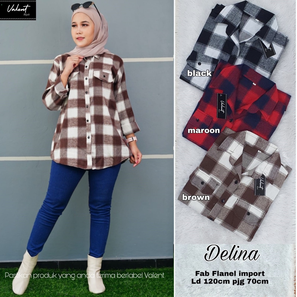 TUNIK KATUN KOTAK BAJU TUNIK FLANEL REMAJA TRENDY KEKINIAN TERBARU / BAJU TUNIK KOTAK