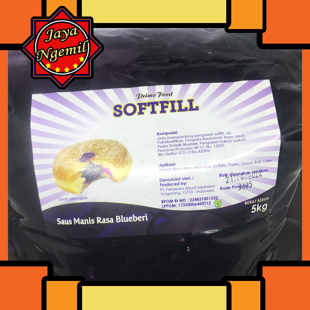 

Selai Softfill Repack Isian Roti Rasa Melon Strawberry Blueberry - 100 Gram