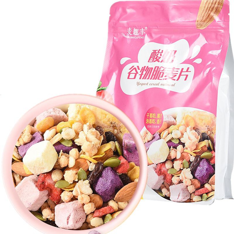 (HALAL) 麦趣丰麦片 YOGURT FRUIT CEREAL OATMEAL MAIQUFENG SEREAL BUAH SEHAT