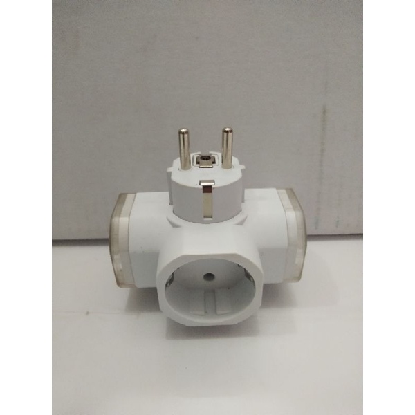 T arde + 2 USB charger hp stop kontak stopkontak cabang
