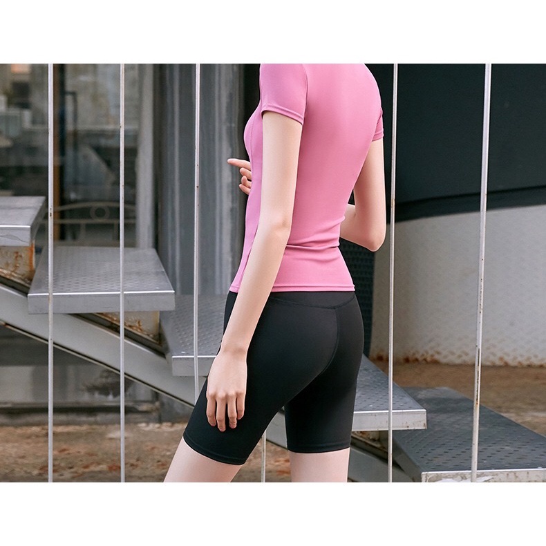 Biker Short Premium Import Celana Legging Pendek Olahraga Gym Activewear