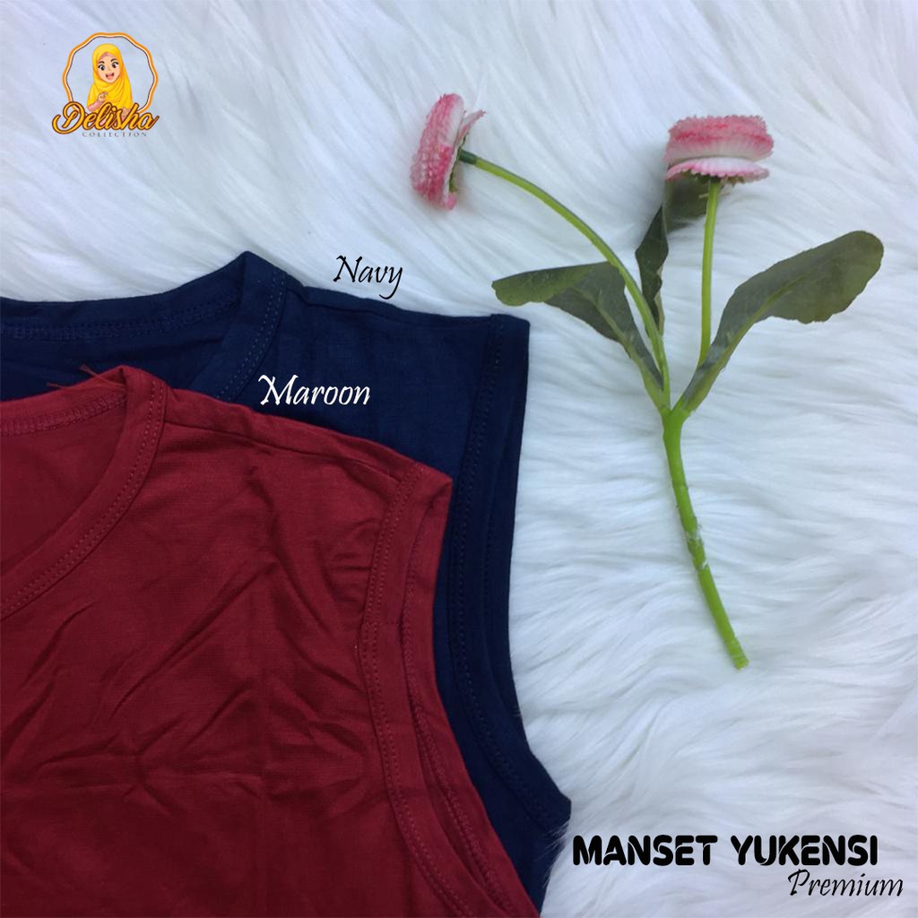 Baju Manset Tanpa Lengan Wanita Rayon Premium Standard &amp; Jumbo Lekbong Sleeveless By : Islah / Manset Yukensi Wanita Tank Top Wanita Basic Atasan