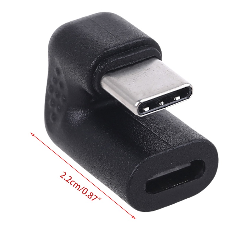 zzz 180 Degree USB 3.1 Type C Male to Female Up &amp; Down Angled USB C Converter Adapter for Cellphone Mobile Phone Tablet PC