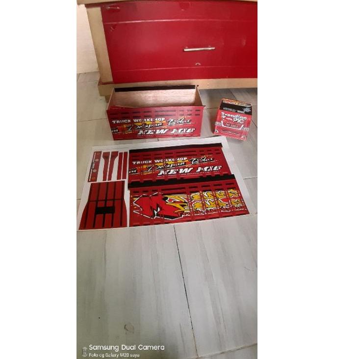 

LANGSUNG ATC.. [COD] Stiker Truck oleng Truck oleng miniatur Wahyu abadi ukuran jumbo