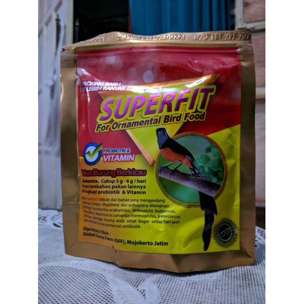 IHM - SUPERFIT GOLD PAKAN VOER HIGH PROTEIN UNTUK BURUNG MURAI ANIS CILILIN KACER CIBLEK CENDET Maka