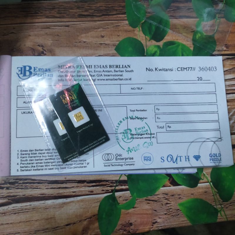 Emas Mini 0,1 gram