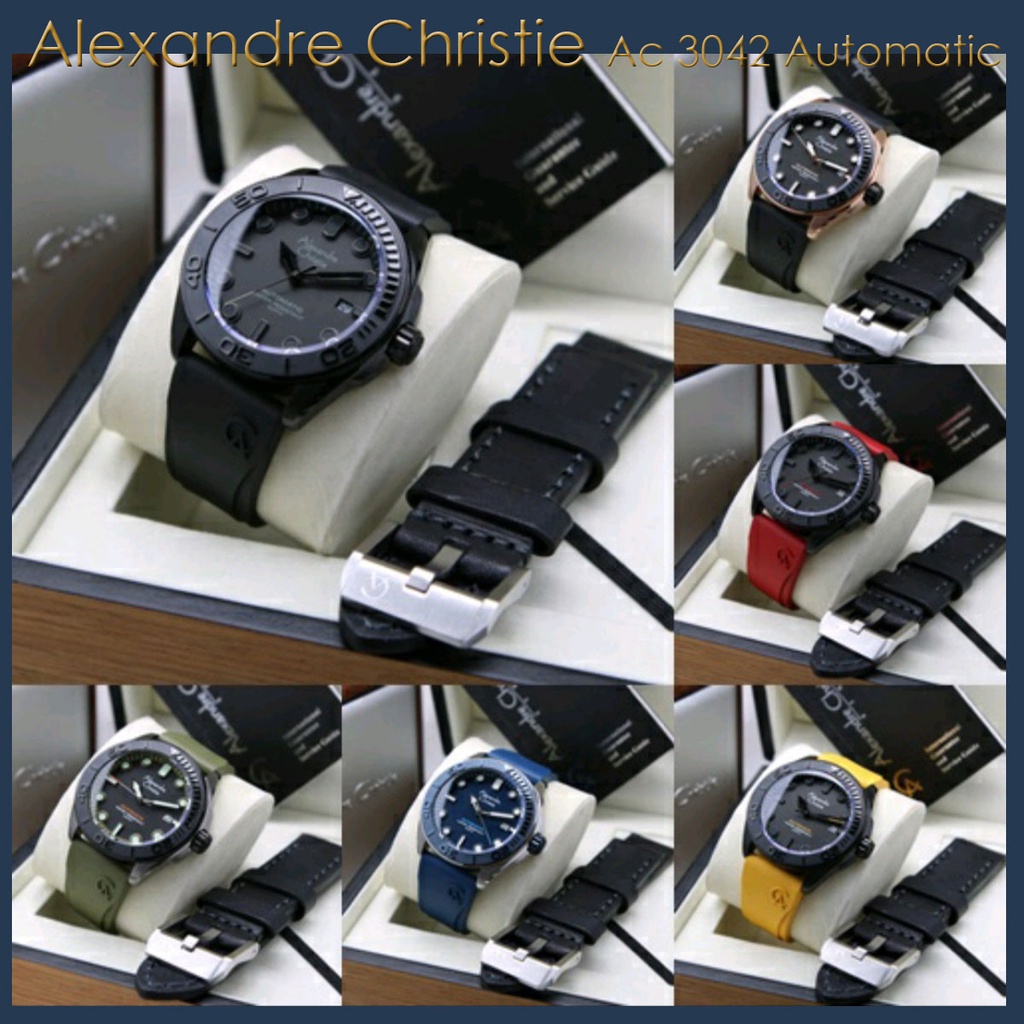 Alexandre Christie Ac 3042 Jam Tangan Pria Automatic Original Garansi Resmi 1 Tahun