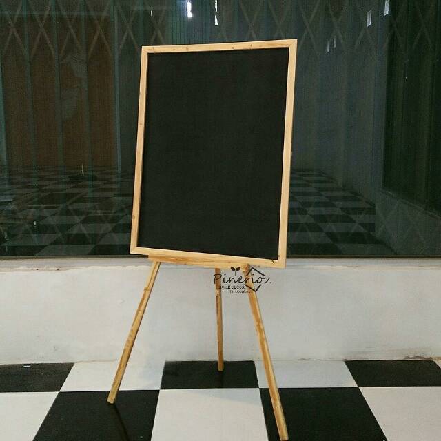 

[PINERIOZ] Papan Tulis Kapur Extra Besar 60*80cm + tripod 120cm