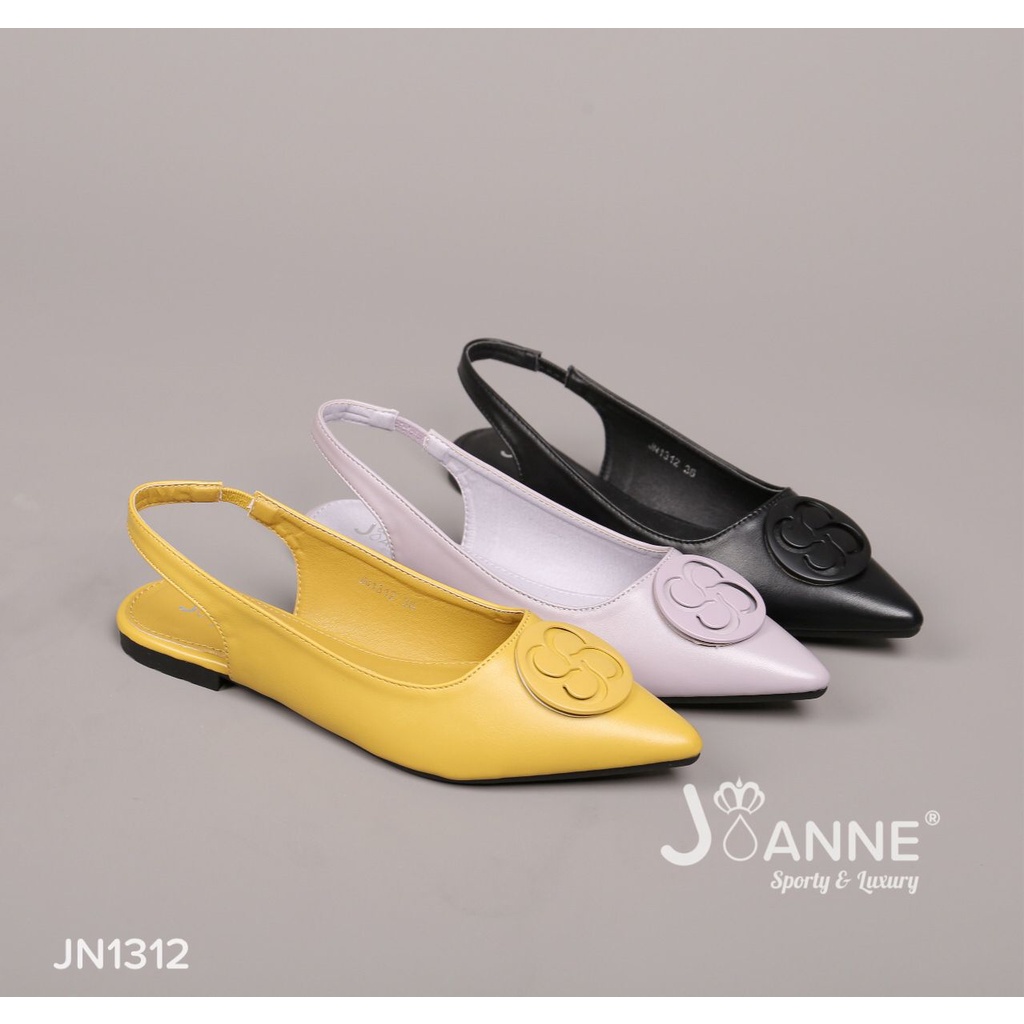 JOANNE Slingback Flat Shoes #JN1312 ORIGINAL