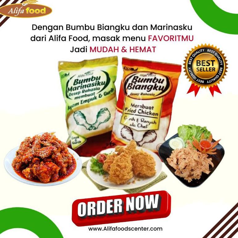 

RECOMENDED BUMBU FRIEDCHICKEN,BUMBU BIANG & MARINASI,Alifa food,ALIFA FRIEDCHICKEN,BUMBU CRISPY,TEPUNG CRISPY ❂ 857
