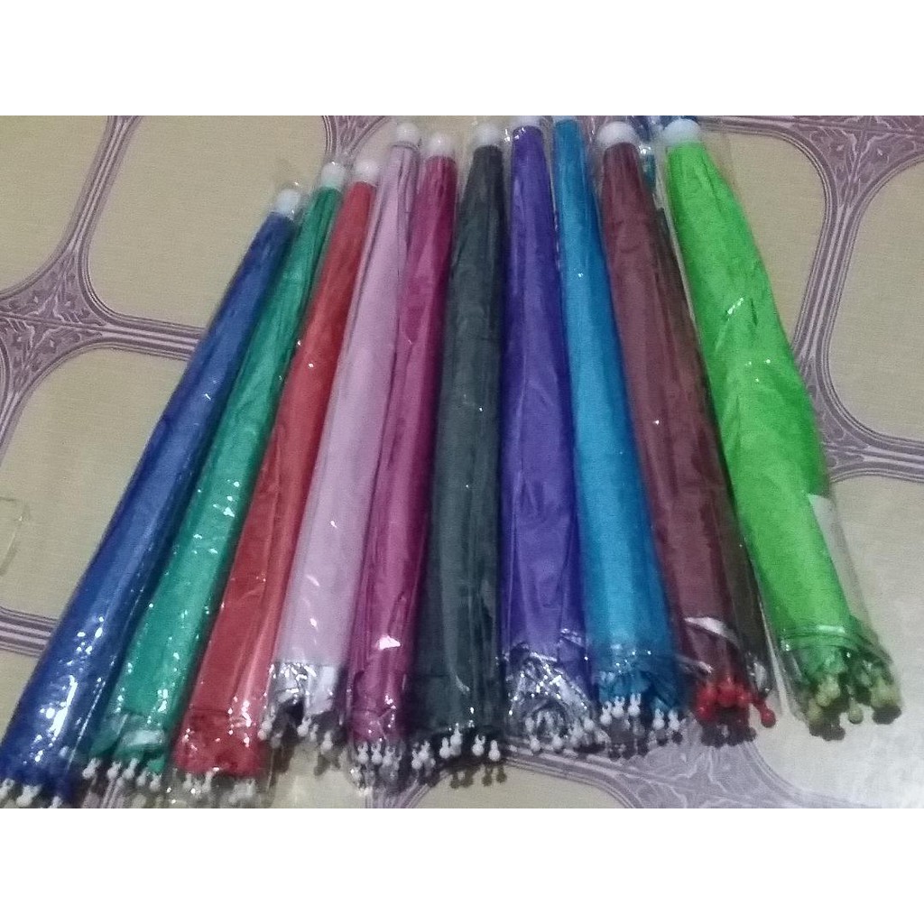Payung topi besar  diameter 60 cm 10 WARNA Outdoor Anti Uv Termurah big jumbo