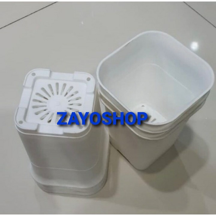 POT SEGI NKT 10 PUTIH - POT NKT - POT 10 - POT PUTIH