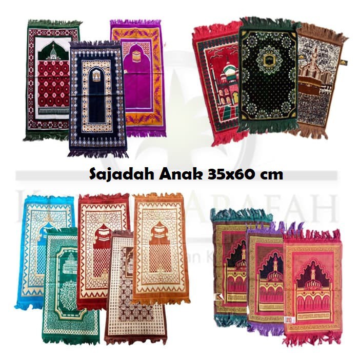 Sajadah Sujud Mini - Sajadah Anak 35X60cm