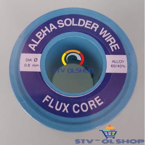 Timah Alpha / Timah Solder Alpha 60/40% 0,8mm 250 gram