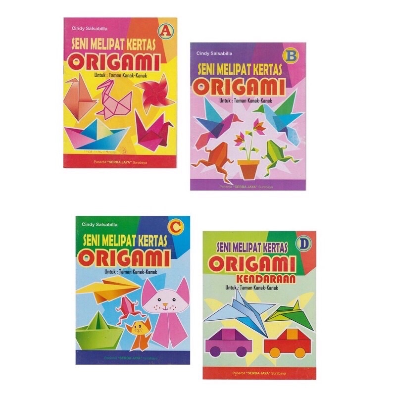 Jual Buku Melipat Kertas / Seni Melipat Kertas ORIGAMI [ Serba Jaya