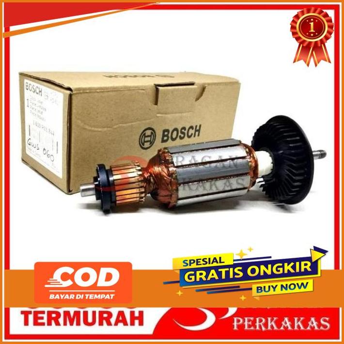 Bosch Gws 060 Armature Rotor Angker Mesin Gerinda Original 1619P01844