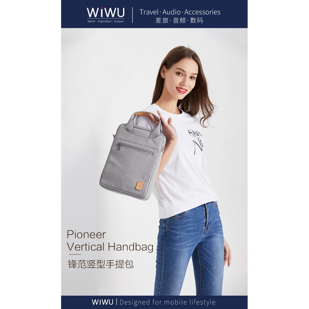 WIWU WP101-1 - PIONEER Vertical Handbag - for Tablet up to 12.9-inch