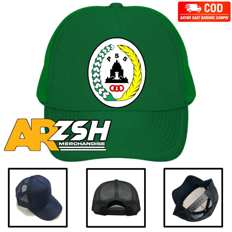 Topi PSS Sleman Trucker Jaring - Topi Trucker Jaring PSS Sleman