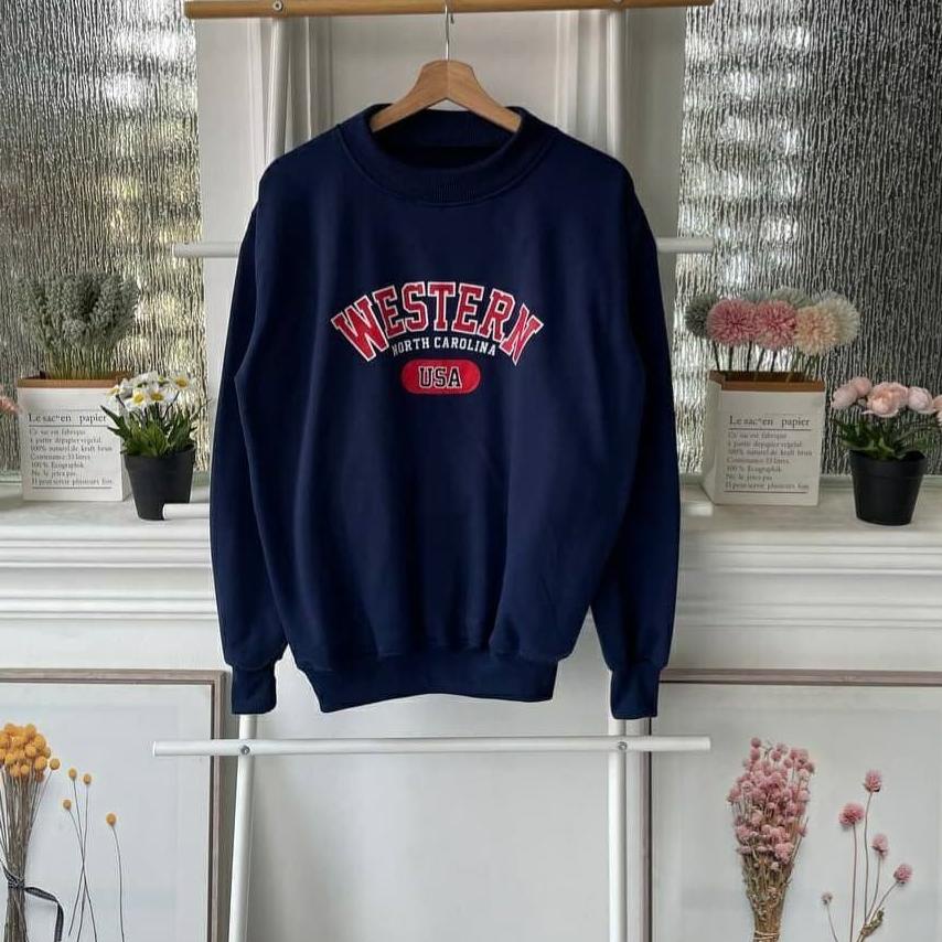 (TERPERCAYA) WESTERN USA Sweatshirt Sweater Sweeter Sweter Switer Switter Suiter Sweteer Crewneck Ho