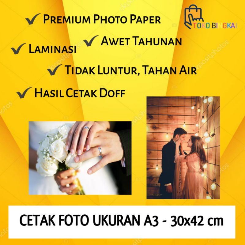 

Cetak Foto Murah A3 ( 30x42 cm )