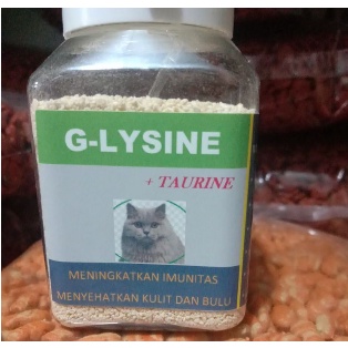 G-LYSINE plus TAURINE VITAMIN KUCING NAFSU MAKAN IMUNITAS KULIT BULU