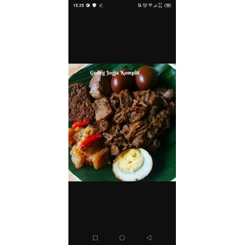 

nasi gudeg komplit