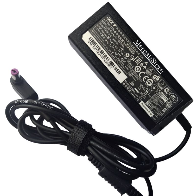 Merpati Store - Charger Acer 19v 2.37a 100-240v Colokan Standar ORI